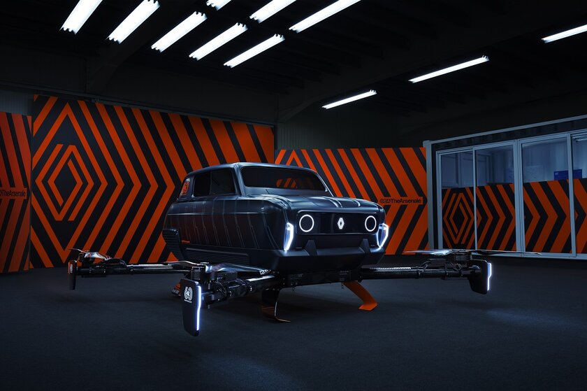 Renault в честь культового хетчбэка создала летающий автомобиль