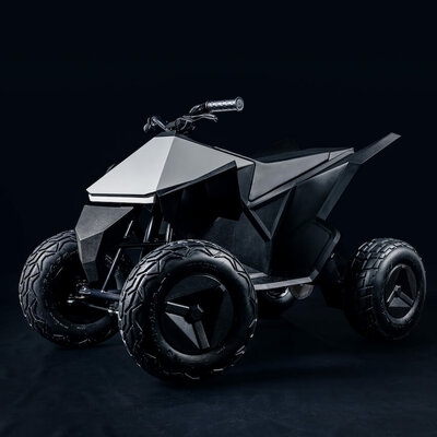 Tesla представила свой самый дешёвый электротранспорт — квадроцикл Cyberquad для детей