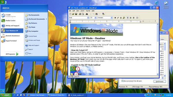Windows от Франкенштейна. Вышел мод для подмены дизайна Windows 10 на XP