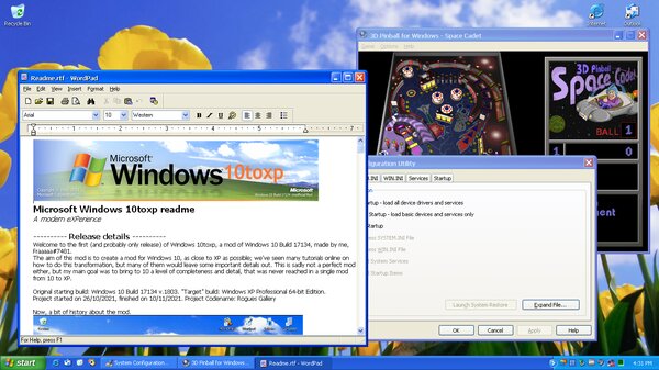 Windows от Франкенштейна. Вышел мод для подмены дизайна Windows 10 на XP
