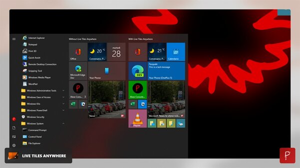 Утилита Live Tiles возвращает живые плитки в Windows 11. Выглядит по-современному