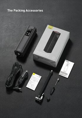 Миникомпрессор Baseus Handheld Mini Inflator для накачки колёс отдают почти на треть дешевле