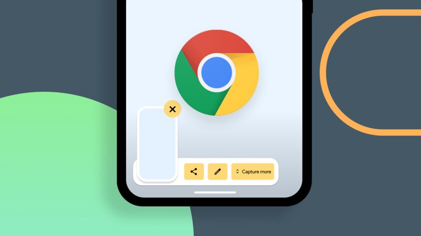 Google Chrome наконец получил поддержку длинных скриншотов в Android 12