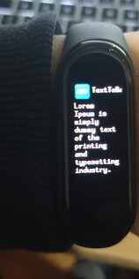 TextToBand — тексты на Mi Band 2.1.1. Скриншот 2