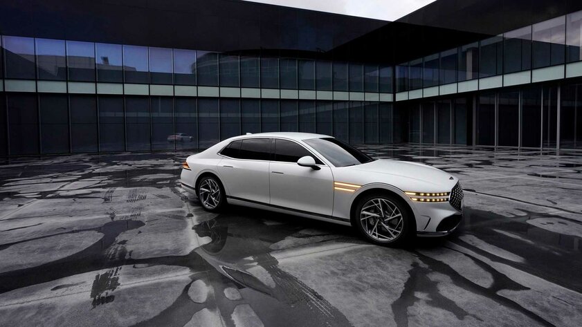Genesis раскрыла характеристики нового G90: умная подвеска, поворот задних колёс и автопилот