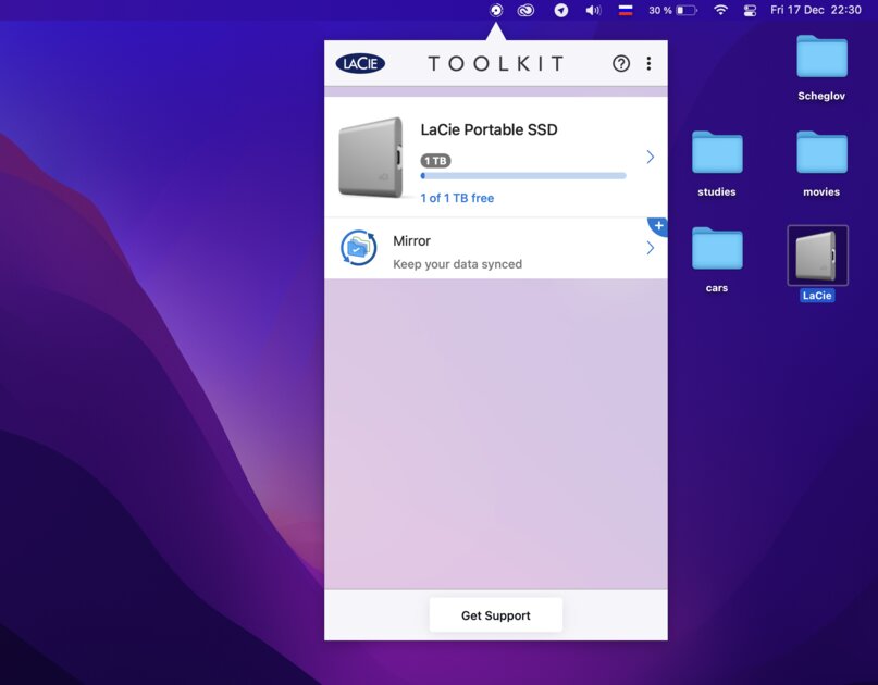 Спичечный коробок на 1 ТБ: обзор миниатюрного LaCie Portable SSD — В работе. 3