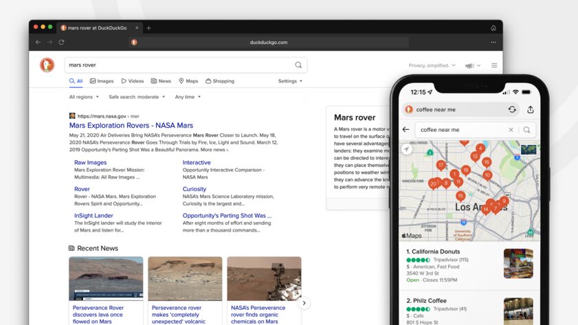 DuckDuckGo работает над десктопным браузером — он быстрее и безопаснее Chrome