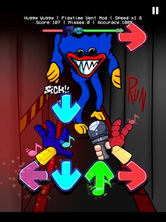 Playtime with Huggy Toy in FNF 1.2. Скриншот 17