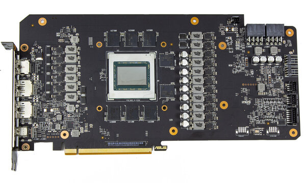 Жидкостное охлаждение вместо воздушного. Обзор ASUS Radeon RX 6800 XT STRIX OC Liquid Cooled — Особенности конструкции. 4