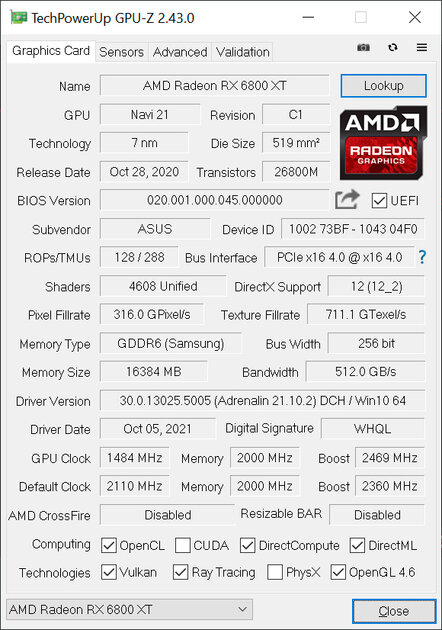 Жидкостное охлаждение вместо воздушного. Обзор ASUS Radeon RX 6800 XT STRIX OC Liquid Cooled — Особенности конструкции. 7
