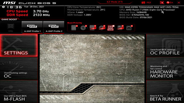 Золотая середина для актуальной платформы AMD? Обзор MSI MAG X570S Tomahawk Max Wi-Fi — UEFI-оболочка BIOS. 5