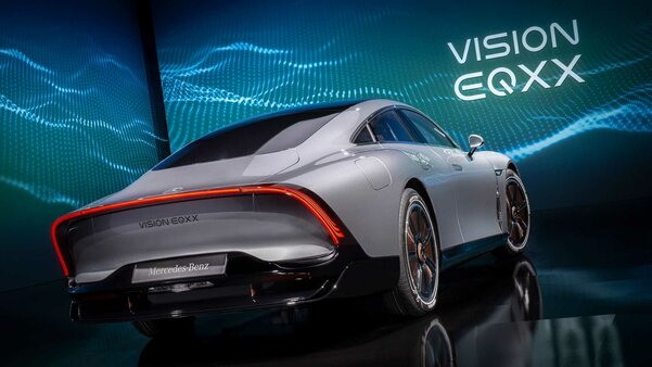 Mercedes представил электромобиль Vision EQXX: 1000 км и 47,5-дюймовый умный дисплей