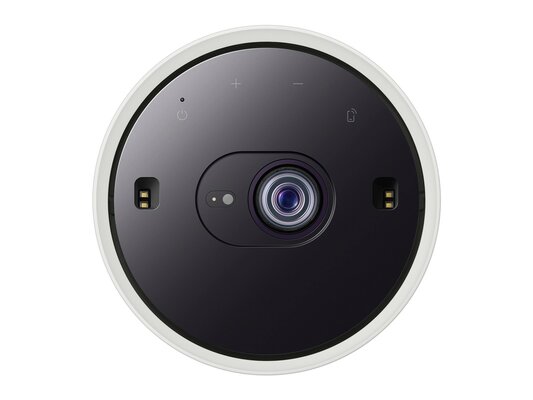 У Samsung появился карманный проектор со Smart TV. Он может быть умной колонкой и светильником