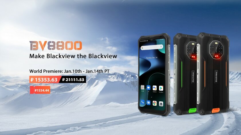 90 Гц, отличная камера и защита от чего-угодно: Blackview BV8800 отправился в продажу