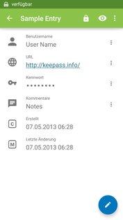 Keepass2Android 1.11-r0. Скриншот 2