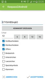Keepass2Android 1.11-r0. Скриншот 4