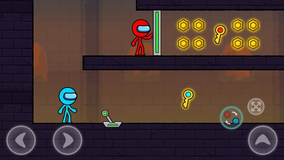 Red and Blue Stick: Animation 2.2.17. Скриншот 1