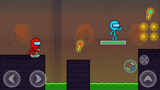 Red and Blue Stick: Animation 2.2.17. Скриншот 4