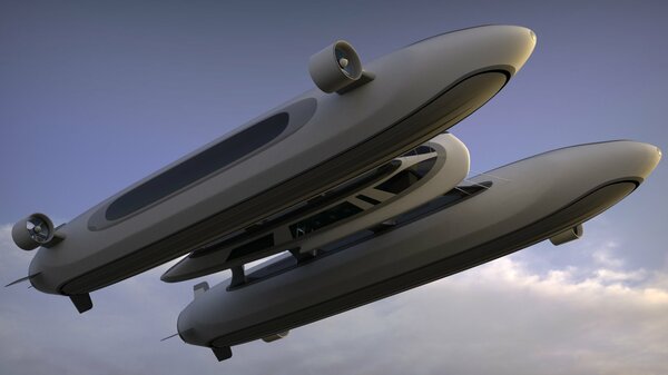 Итальянская компания показала летающую яхту. Это обворожительный концепт, есть видео