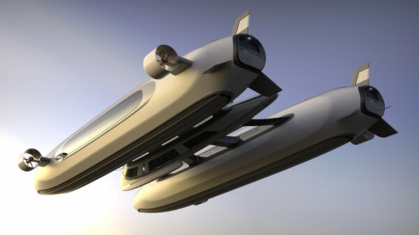 Итальянская компания показала летающую яхту. Это обворожительный концепт, есть видео
