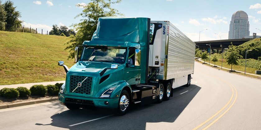 Volvo обновила электрогрузовик VNR Electric: запас хода увеличили на 85%