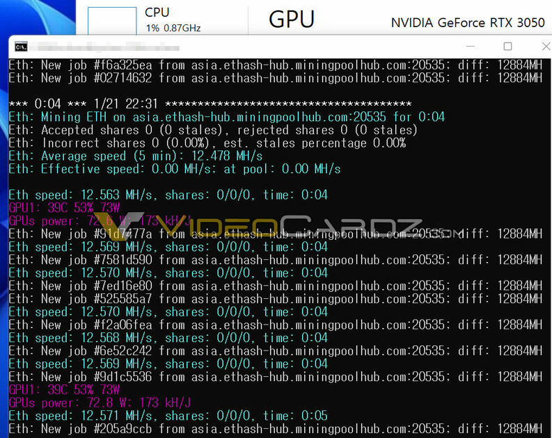 У GeForce RTX 3050 всё плохо для майнинга, и это хорошо для геймеров