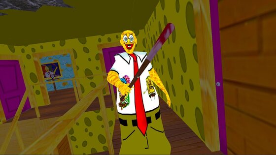 Horror Sponge Granny V1.8 3.04. Скриншот 1