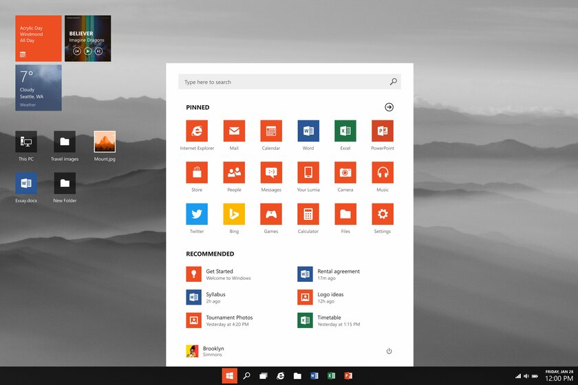 Показана Windows 11 в дизайне Windows 8. Очень странно, но красиво