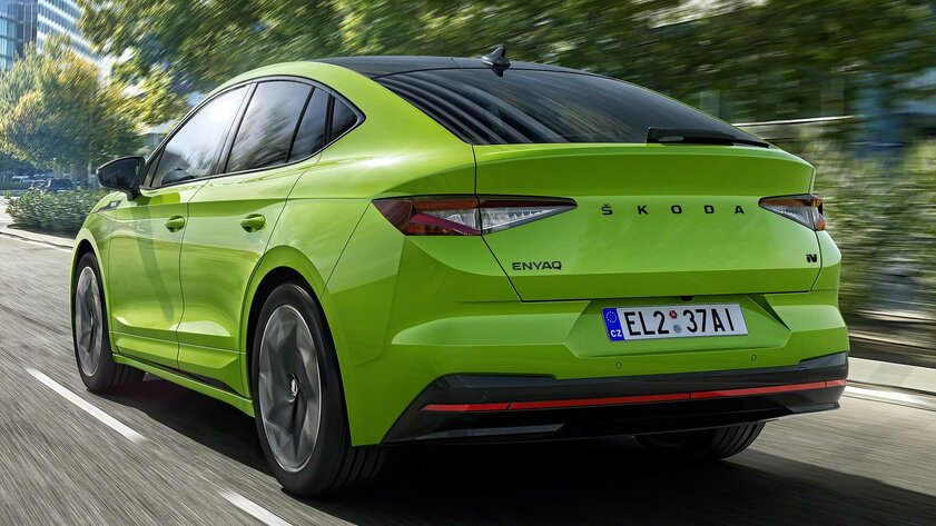 Skoda представила электрическое кросс-купе: спортивный кузов и 545 км на одном заряде
