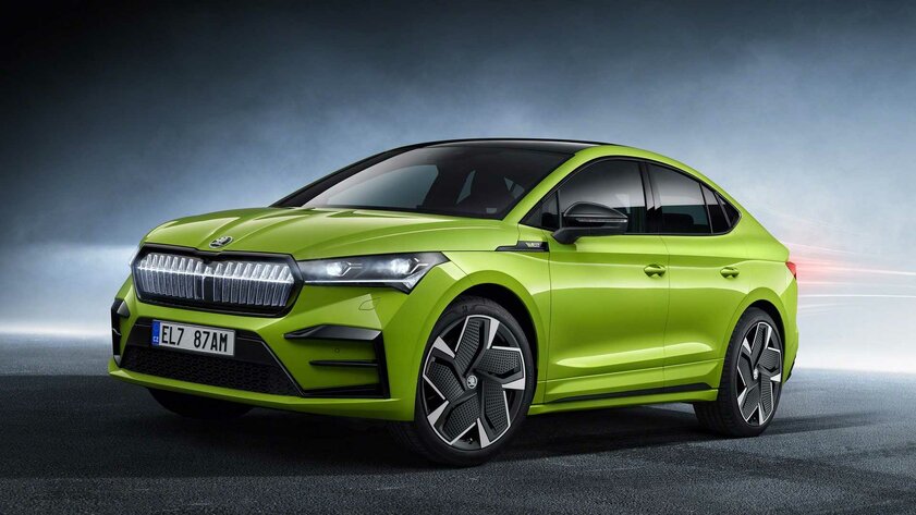 Skoda представила электрическое кросс-купе: спортивный кузов и 545 км на одном заряде