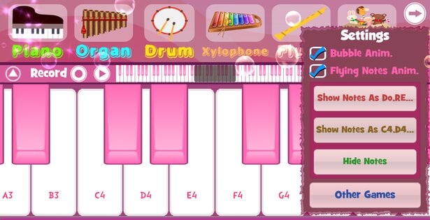 Pink Piano 1.23. Скриншот 4