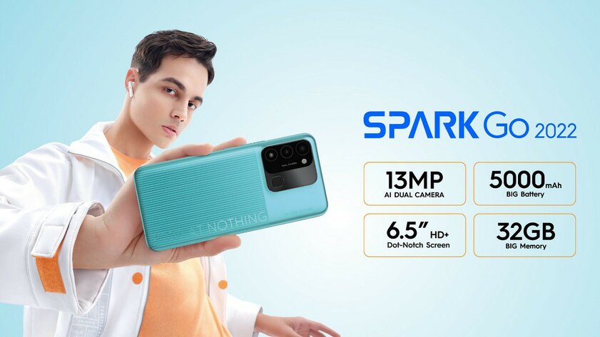 В России представлены крайне недорогие смартфоны TECNO с мощной батареей и NFC
