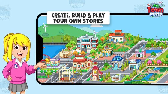 My Town: World 1.70.0. Скриншот 1