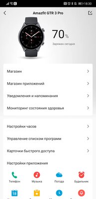 Не браслет в формате часов, а полноценные смарт-часы. Обзор Amazfit GTR 3 Pro — Базовые возможности. 27