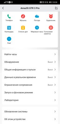Не браслет в формате часов, а полноценные смарт-часы. Обзор Amazfit GTR 3 Pro — Базовые возможности. 28
