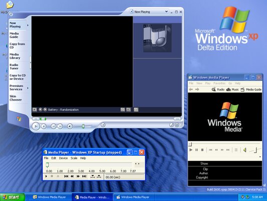 Windows XP Delta Edition — модификация с улучшенным дизайном и отменёнными функциями