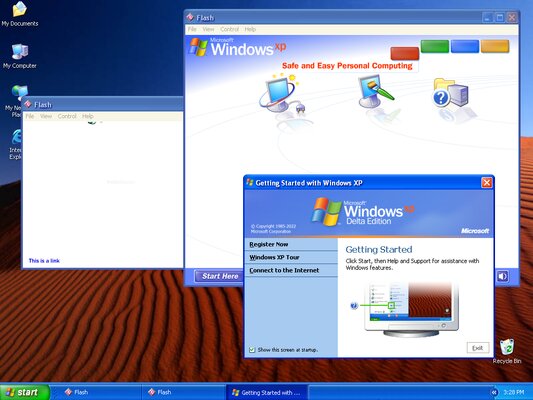 Windows XP Delta Edition — модификация с улучшенным дизайном и отменёнными функциями