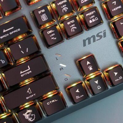 Свои свитчи теперь и у MSI — зачем? Обзор полупрозрачной клавиатуры Vigor GK71 Sonic — Внешний вид и удобство. 9