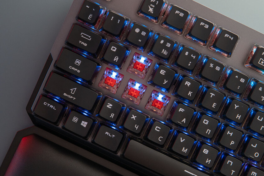 Свои свитчи теперь и у MSI — зачем? Обзор полупрозрачной клавиатуры Vigor GK71 Sonic — Переключатели и подсветка. 3