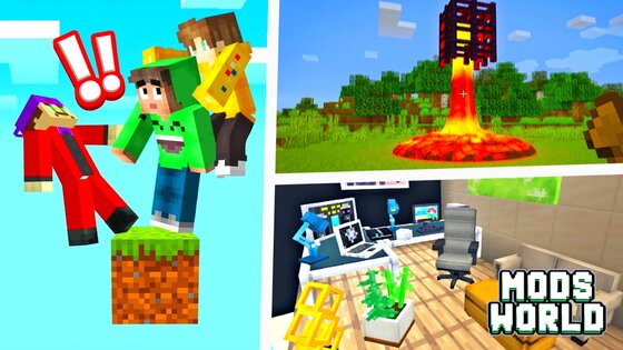Mods World for Minecraft 1.0. Скриншот 1