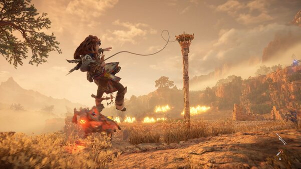Хороший эксклюзив Playstation с детскими проблемами. Обзор Horizon Worbidden West — Детализированный и красочный открытый мир. 4