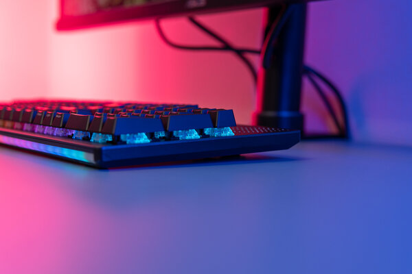 Можно самому заменять свитчи: и Cherry, и ROG! Тестирую ASUS ROG Strix Flare II Animate — Внешний вид и удобство. 17
