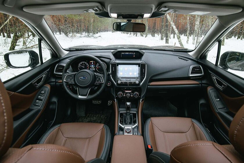 Редкость: и в лес не страшно, и по городу комфортно. Тест-драйв Subaru Forester (2022) — В статике. 18