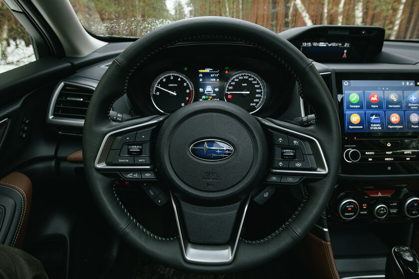 Редкость: и в лес не страшно, и по городу комфортно. Тест-драйв Subaru Forester (2022) — В статике. 20