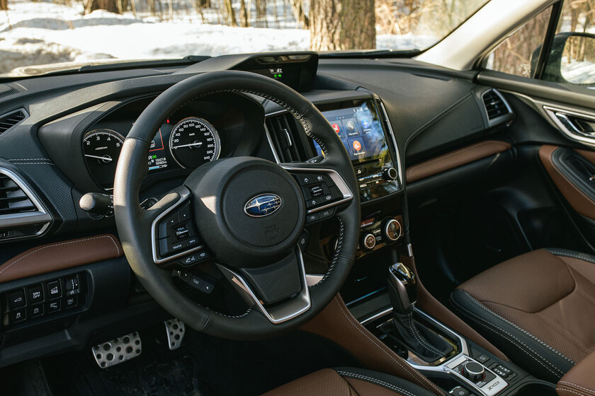 Редкость: и в лес не страшно, и по городу комфортно. Тест-драйв Subaru Forester (2022) — Отзыв. 1