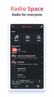 Radio Space 1.2.0. Скриншот 1