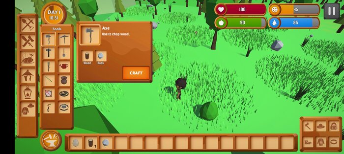 Lost — Low Poly Survival 1.0.1. Скриншот 1