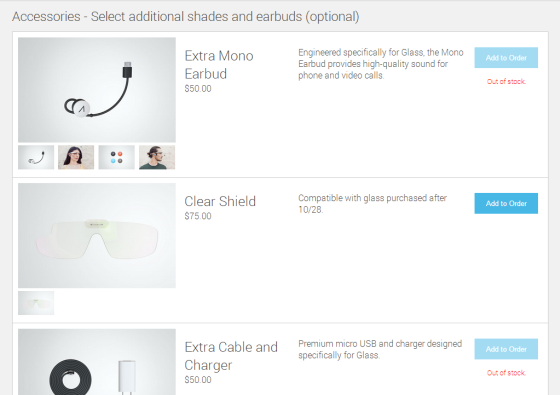 Магазин аксессуаров для Google Glass