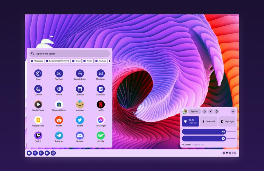 Как выглядела бы Windows 11 в дизайне современного Android. Спойлер: ужасно