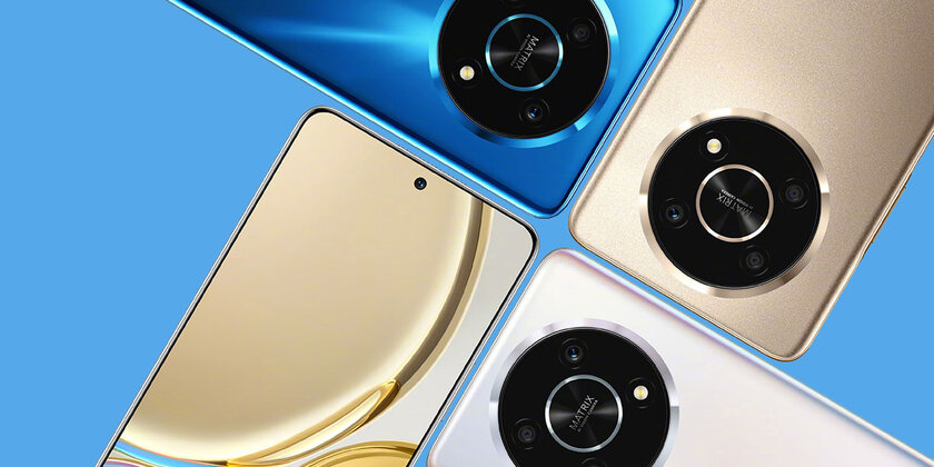 Новый смартфон HONOR X9 получил круглый блок камер. Это выделяет его из большинства